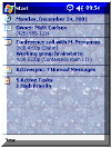 Blue Snowflakes theme