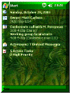 Green Leaves theme